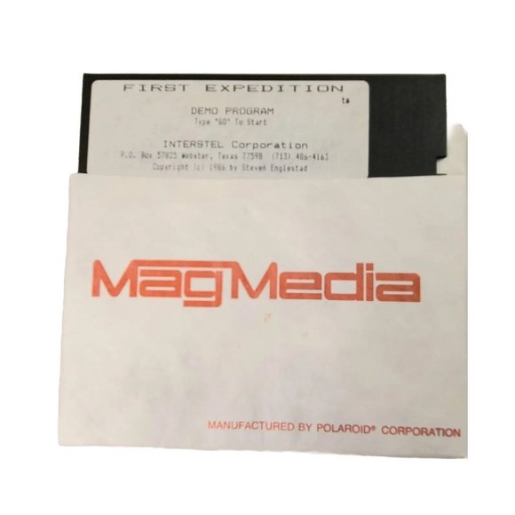 First Expedition by Interstel Corp IBM PC Computer Game With Inserts Floppy Disc - Picture 9 of 12